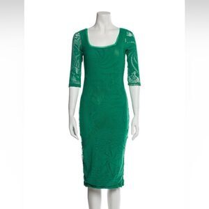 Jean Paul Gautier Square Neckline Midi Dress